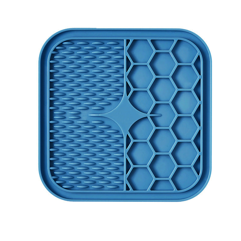 Enhance Your Pet's Mealtime with the Silicone Pet Licking Pad Slow Food Bowl